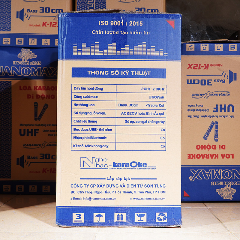 Loa kéo nanomax k-12x 10
