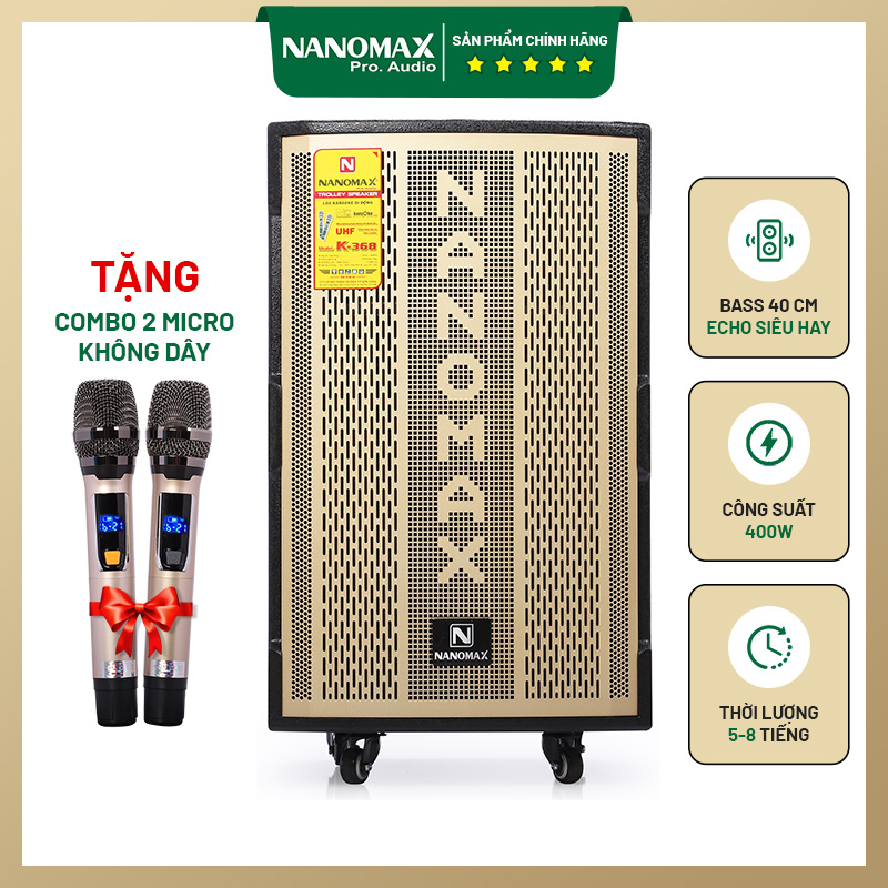 Loa kéo nanomax k-368
