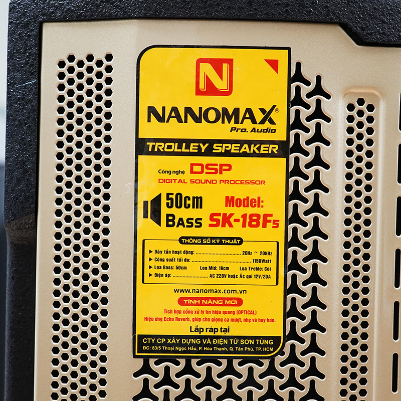 Loa kéo Nanomax SK-18F5 karaoke bluetooth 10