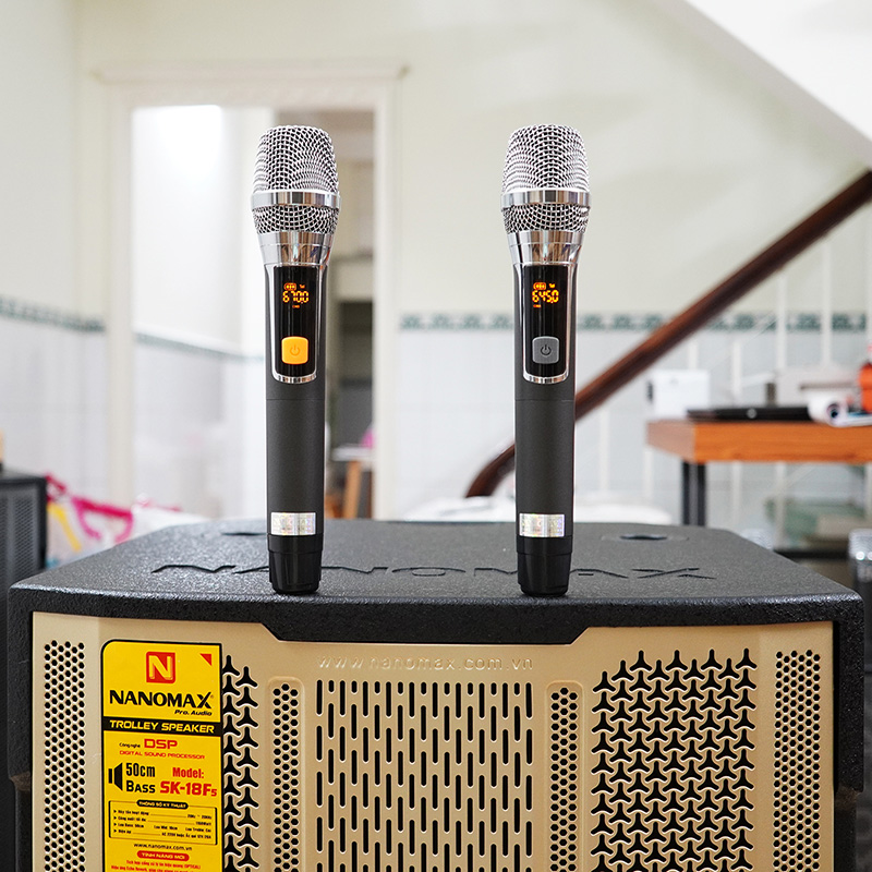 Loa kéo Nanomax SK-18F5 karaoke bluetooth 14