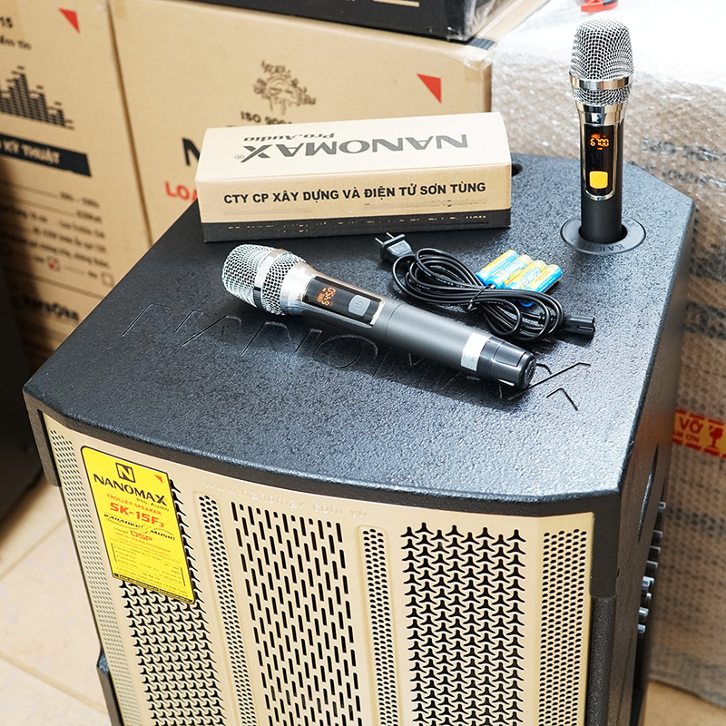 Loa kéo nanomax sk-15f3 karaoke bluetooth 10