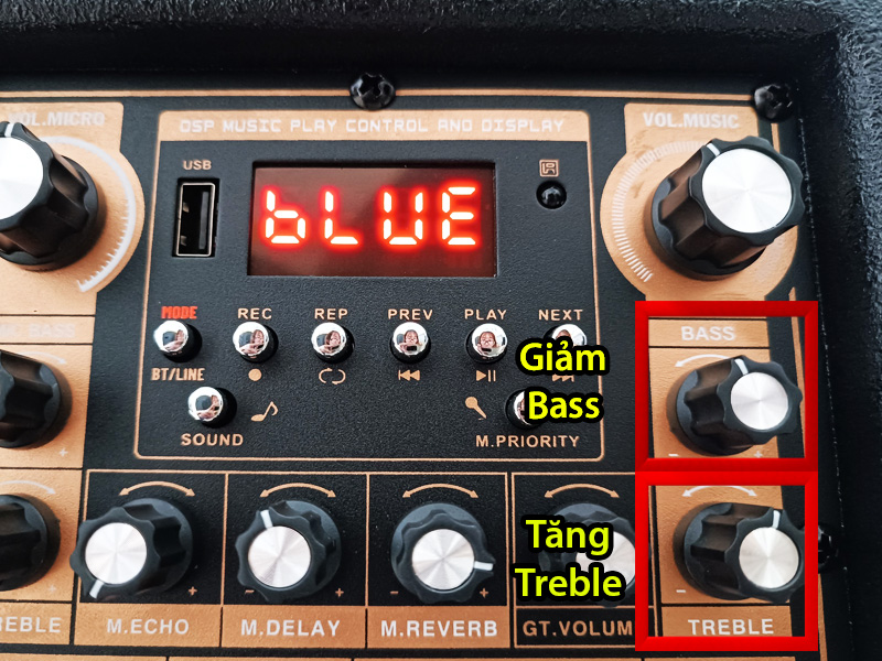 Cách chỉnh bass cho loa kéo
