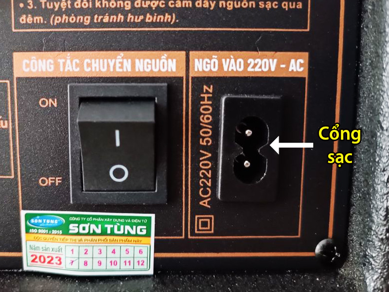 Loa kéo sạc không vào điện
