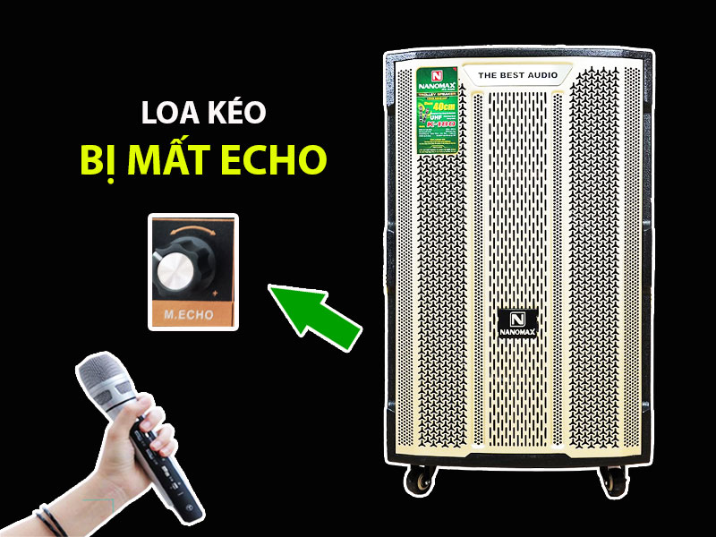 Loa kéo bị mất Echo