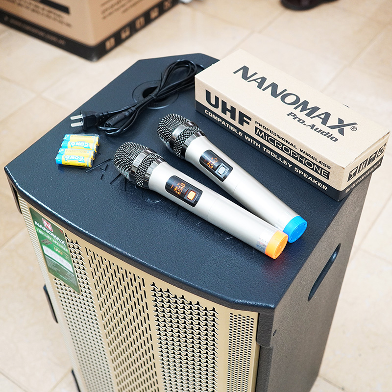 Loa kéo nanomax sk-12f3 karaoke bluetooth 9