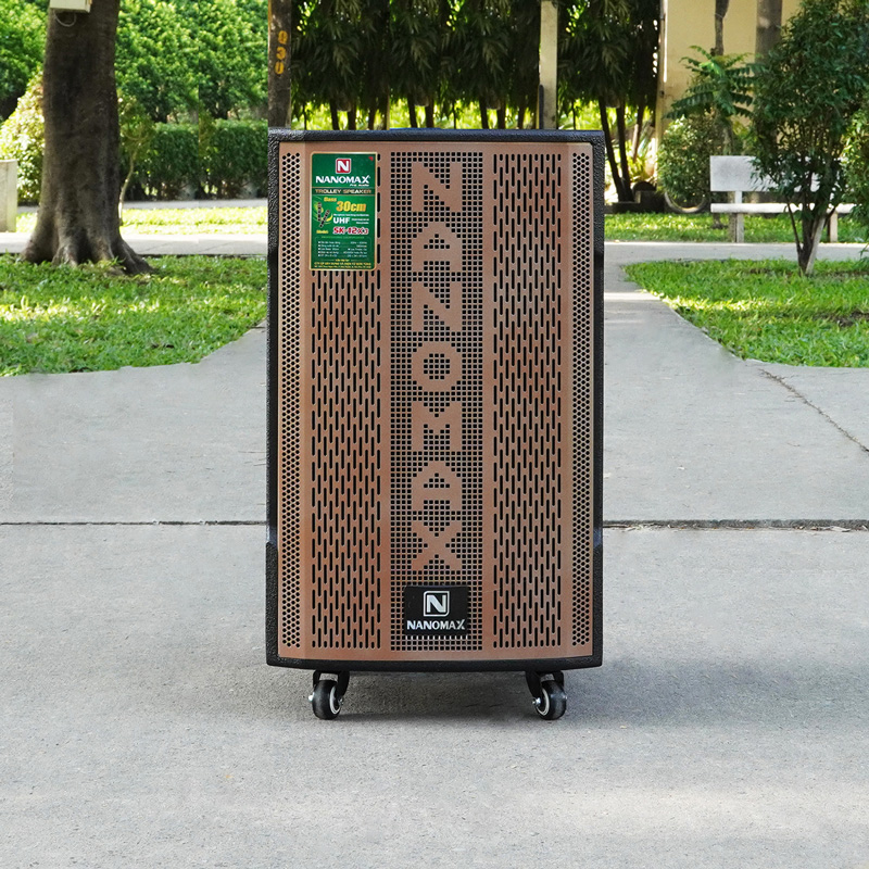 Loa kéo Nanomax SK-12X3 nâu 2