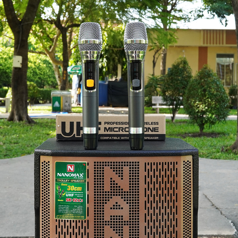 Loa kéo Nanomax SK-12X3 nâu 9