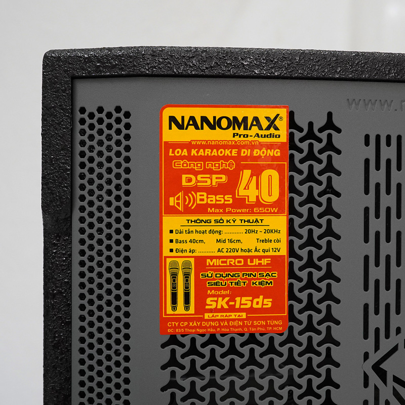 Loa kéo Nanomax SK-15D5 5