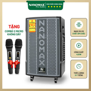 Loa kéo karaoke Nanomax NK-12H3 1