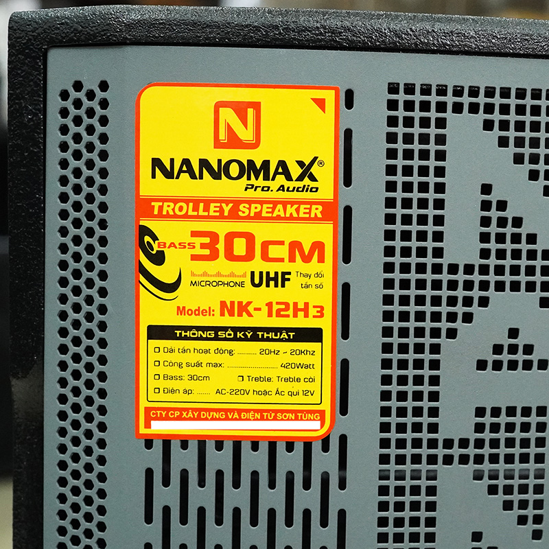 Loa kéo Nanomax NK-12H3 9