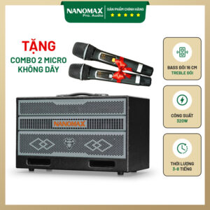 Loa karaoke xách tay Nanomax X-17 1b