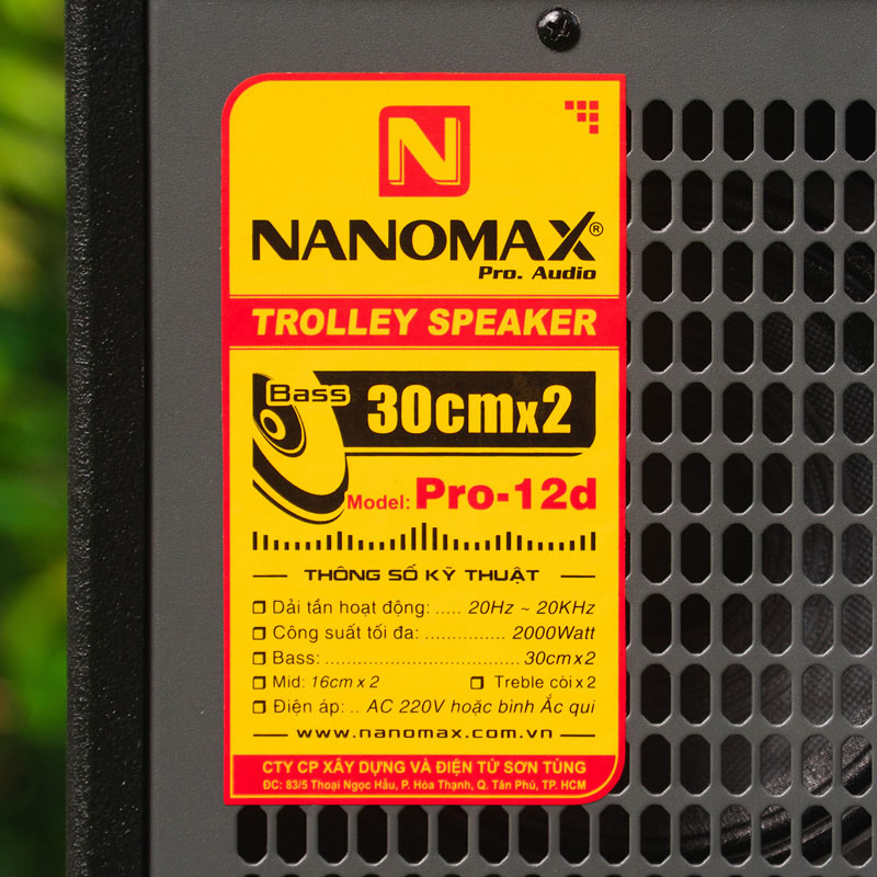 Loa kéo nanomax pro-12d 14