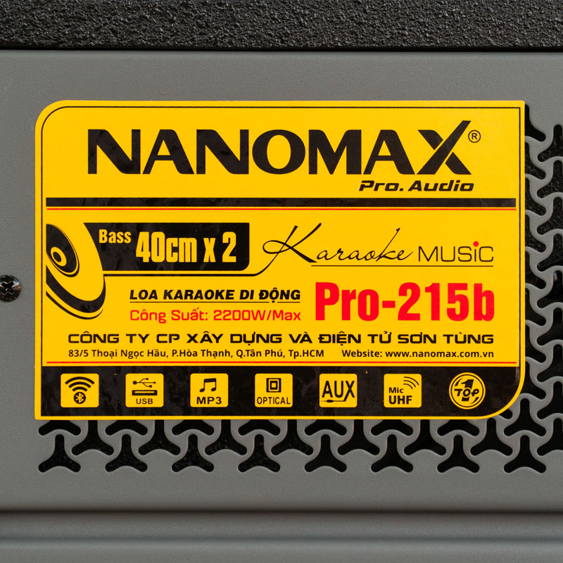Loa kéo Nanomax Pro-215b 8