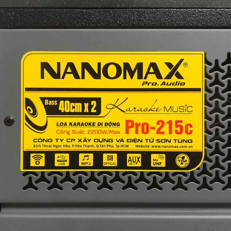Loa kéo Nanomax Pro-215C 10