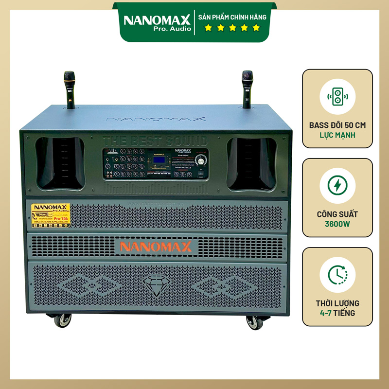 Loa kéo điện Nanomax Pro-704 1