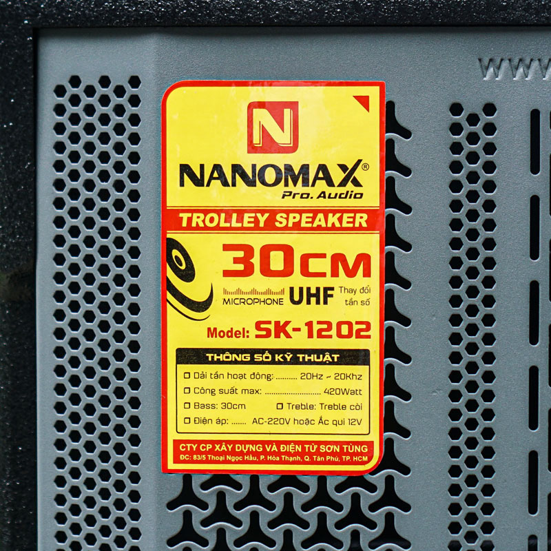 Loa kéo Nanomax SK-1202 13