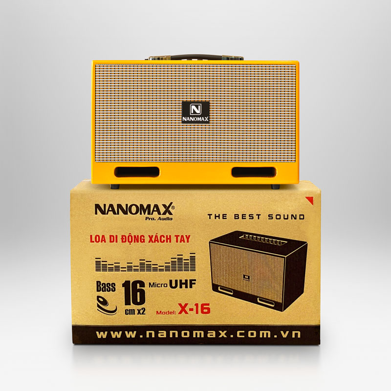 Loa karaoke xách tay Nanomax X-16 10