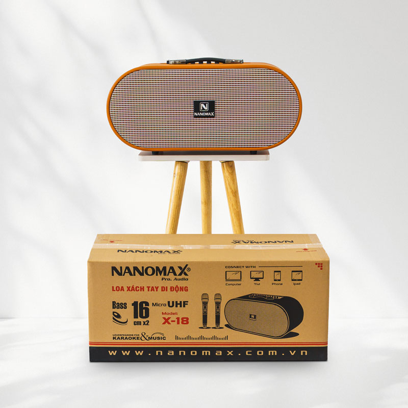 Loa karaoke xách tay Nanomax X-18 16