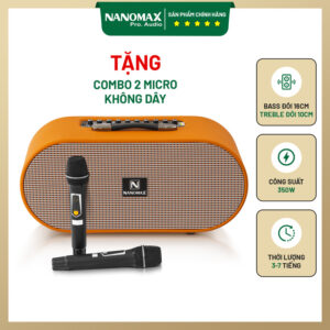 Loa karaoke xách tay Nanomax X-18 1b