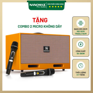 Loa karaoke xách tay Nanomax X-20 1