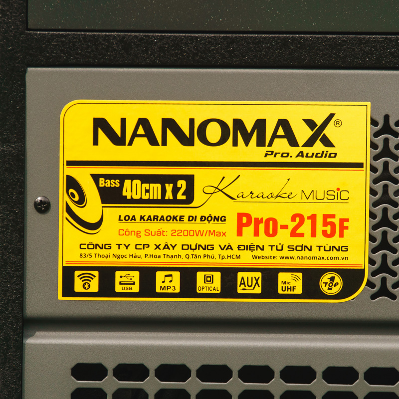 Loa kéo Nanomax Pro-215F 8