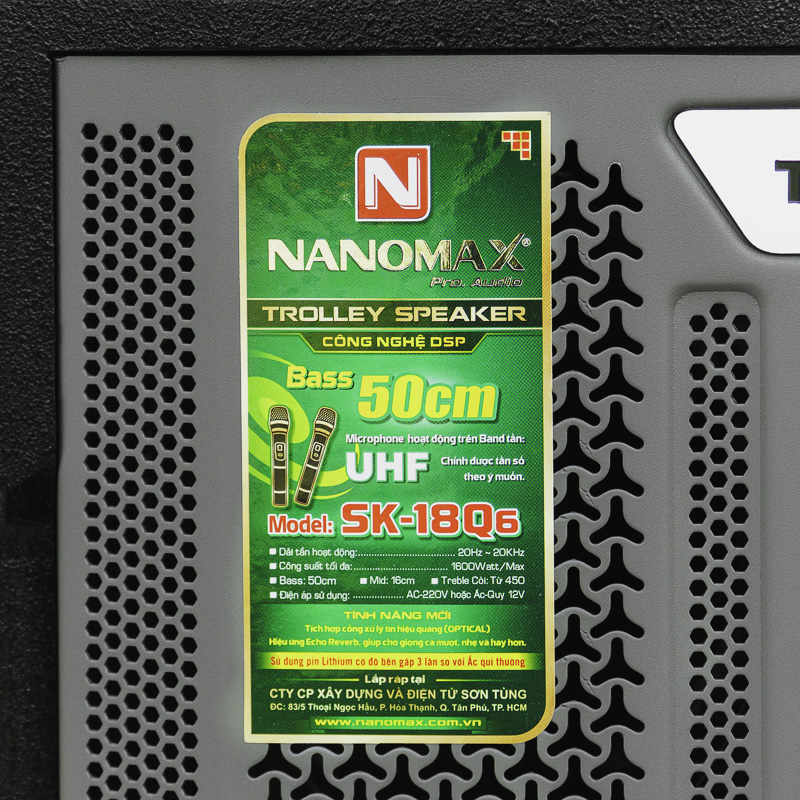 Loa kéo Nanomax SK-18Q6 11