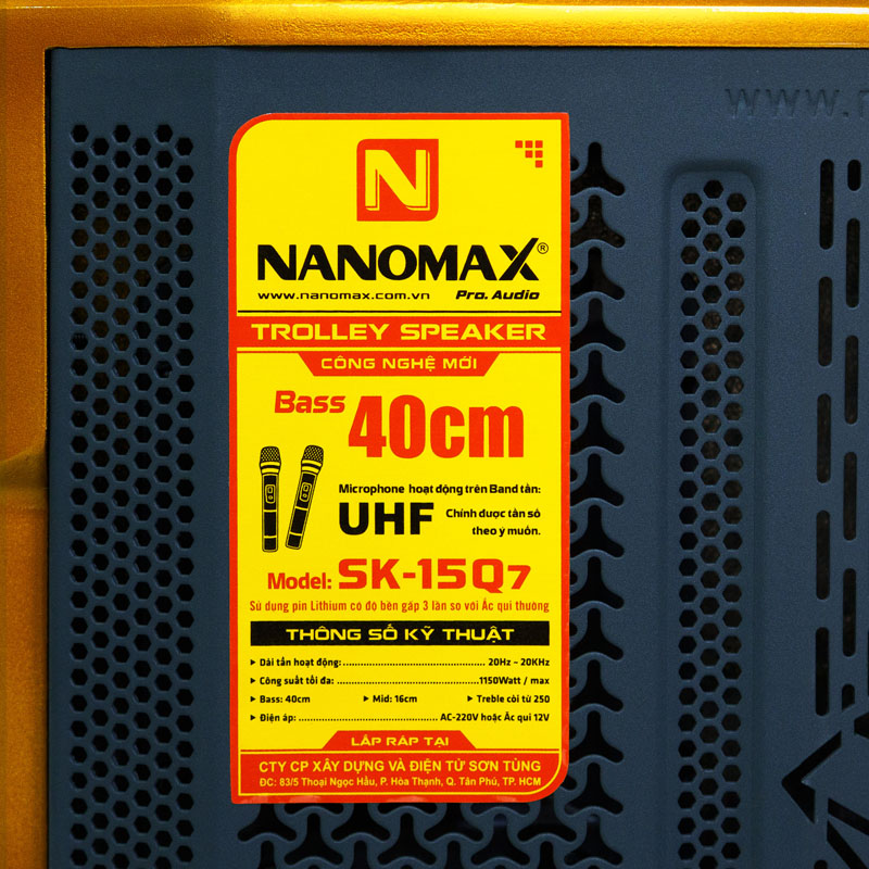 Loa kéo Nanomax SK-15Q7 12