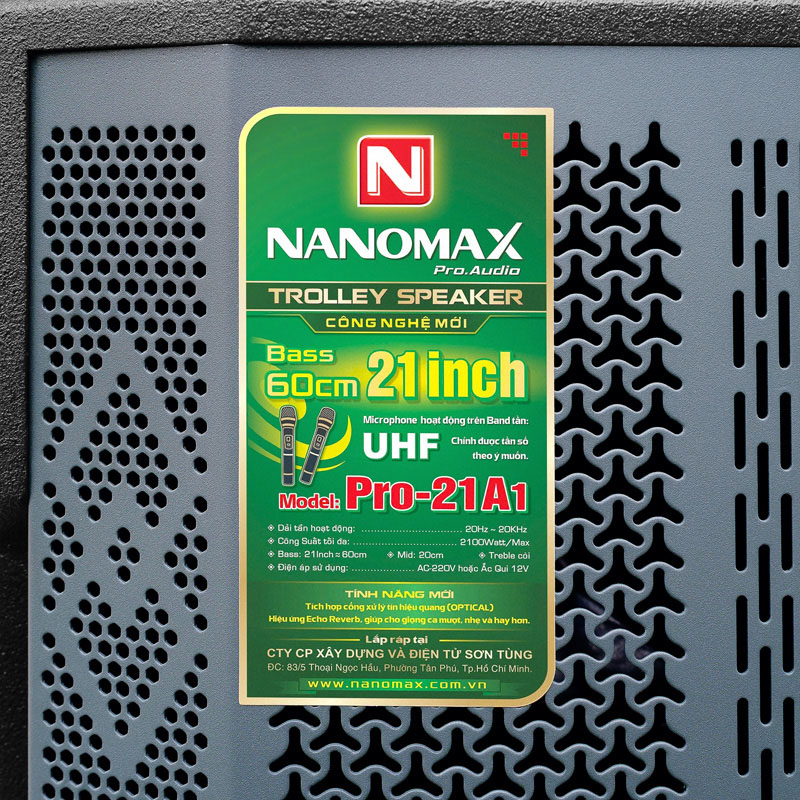Loa kéo Nanomax Pro-21A1 13