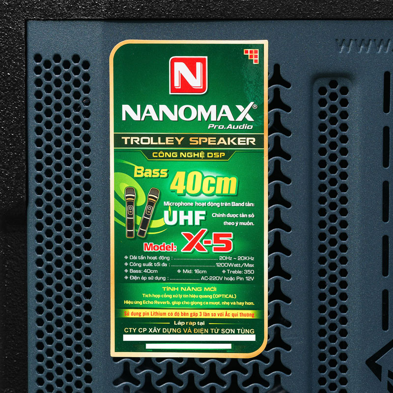Loa kéo Nanomax X-5 10