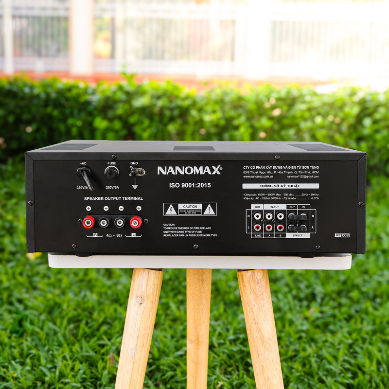 Amply karaoke Nanomax Pro-008 9