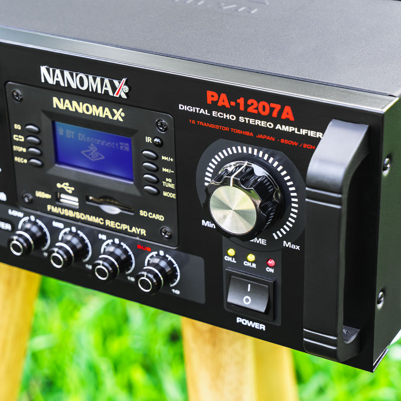 Amply karaoke Nanomax PA-1207A 7