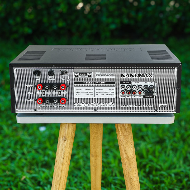 Amply karaoke Nanomax PA-1209A 8