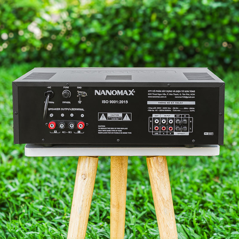 Amply karaoke Nanomax Pro-007 9