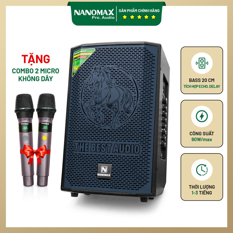 Loa karaoke nanomax s-200 01