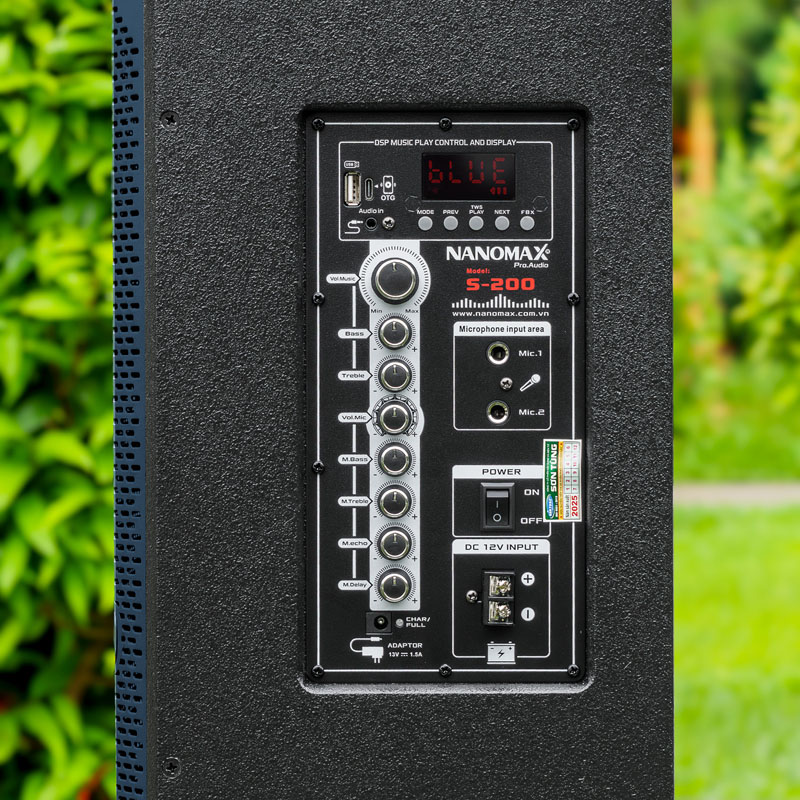 Loa karaoke nanomax s-200 12