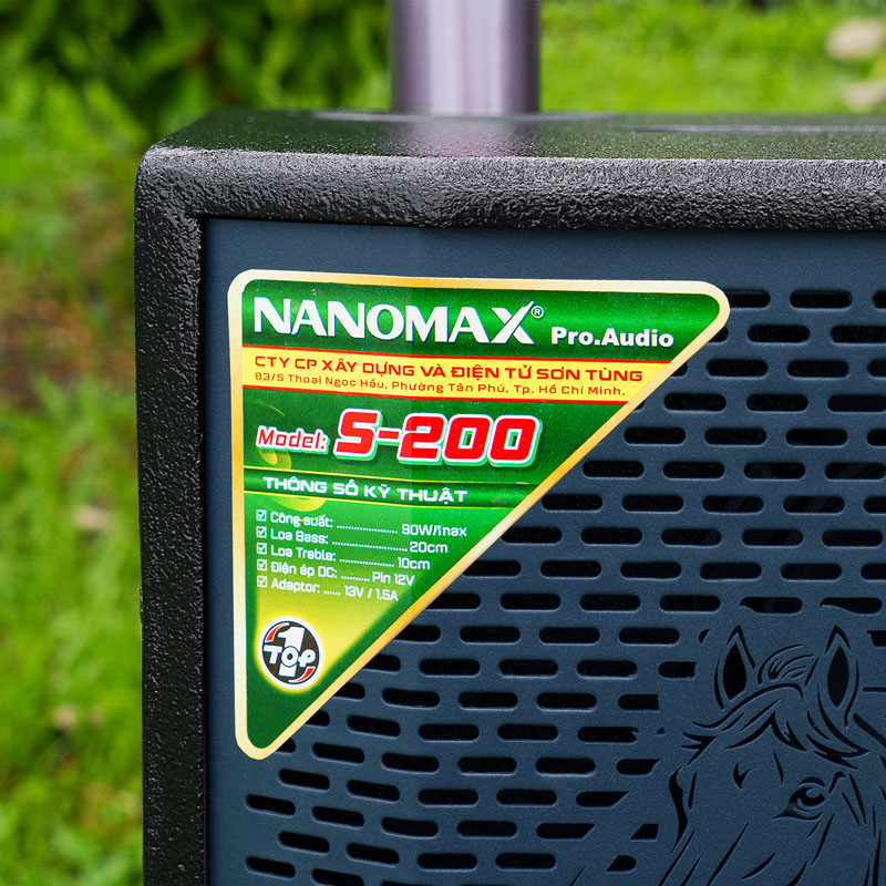 Loa karaoke nanomax s-200 15