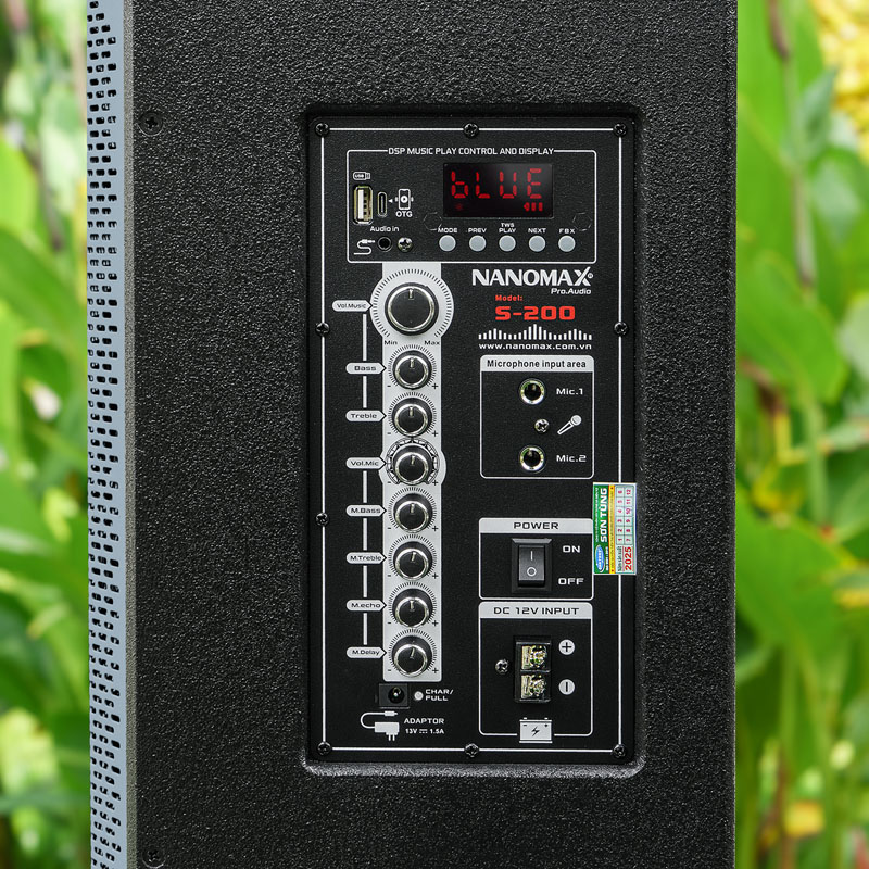 Loa karaoke Nanomax S-200 12