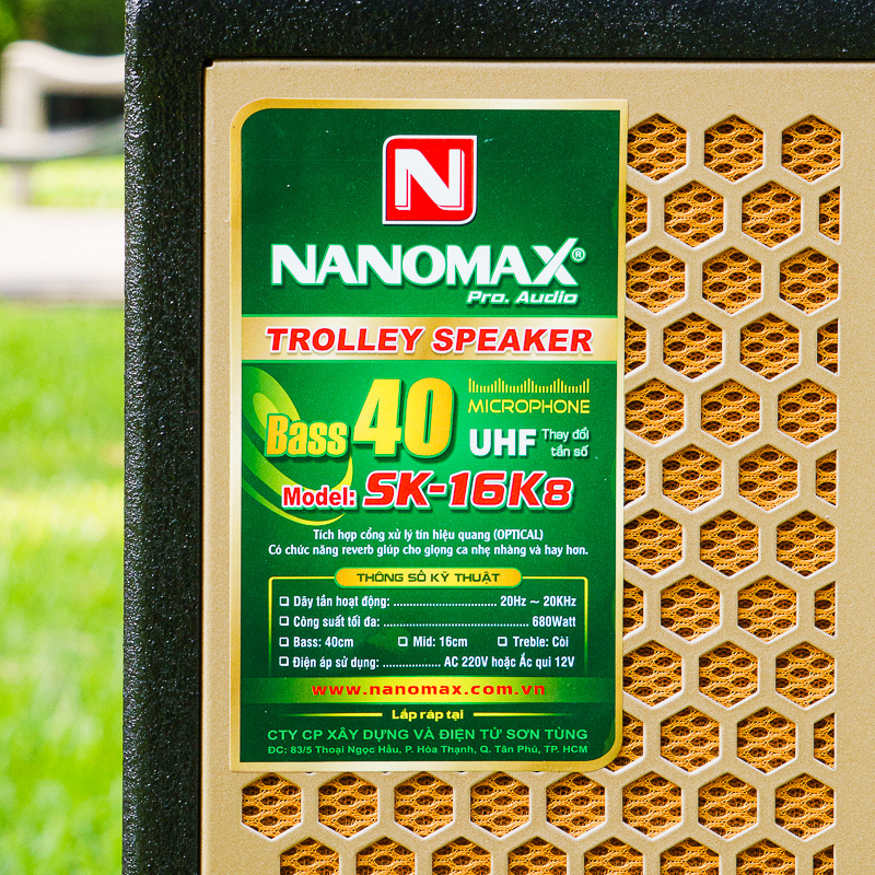 Loa kéo Nanomax SK-16K8 13