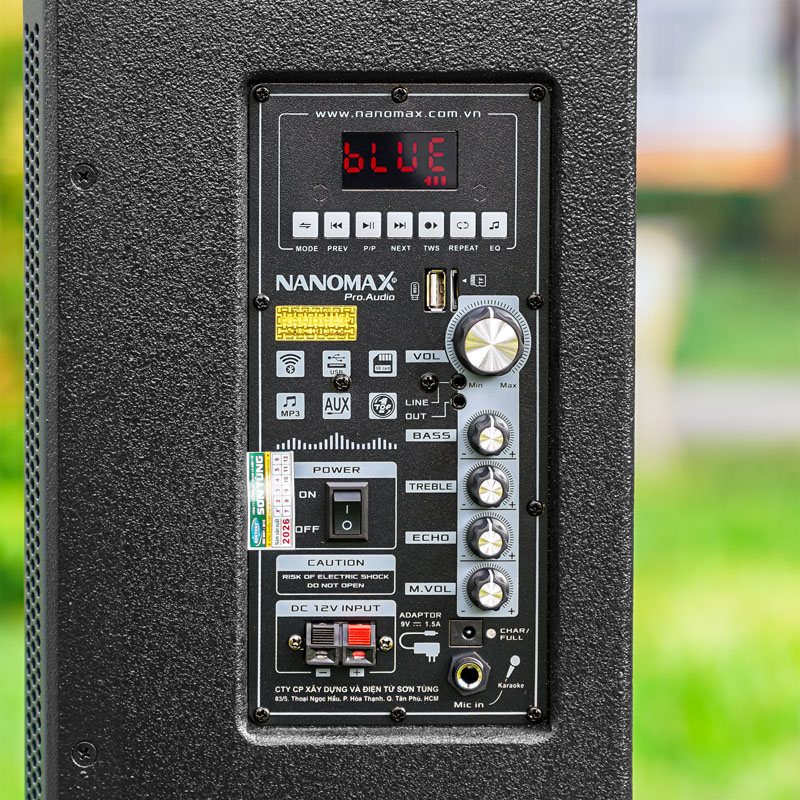 Loa karaoke Nanomax A-8 13