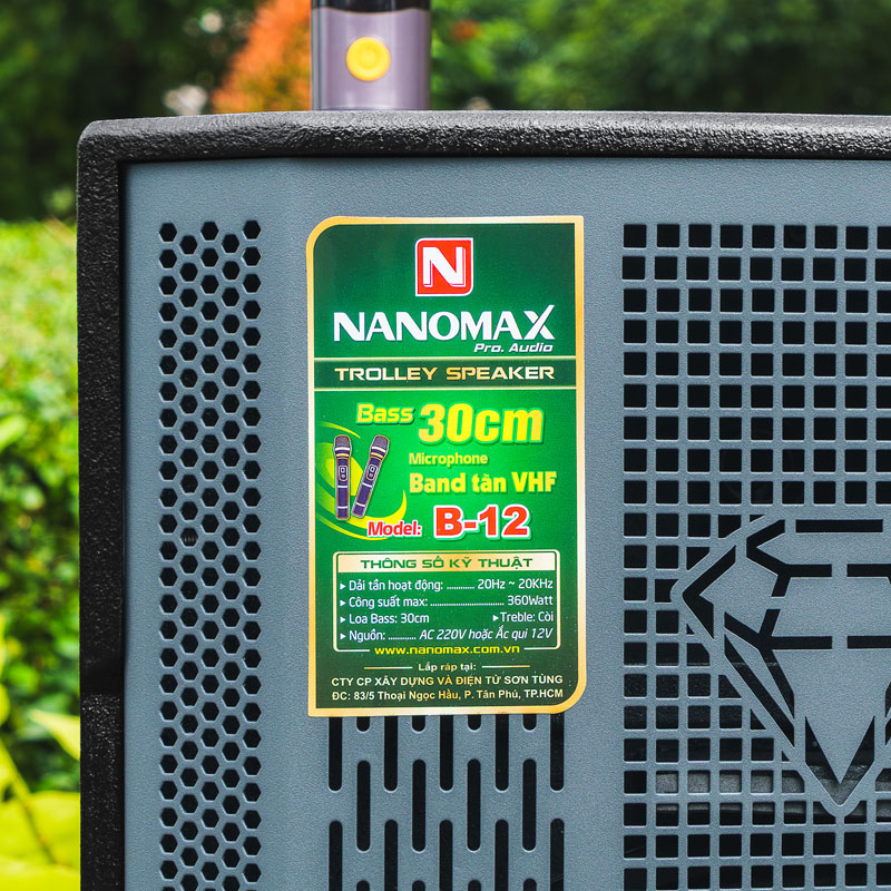 Loa karaoke Nanomax B-12 13