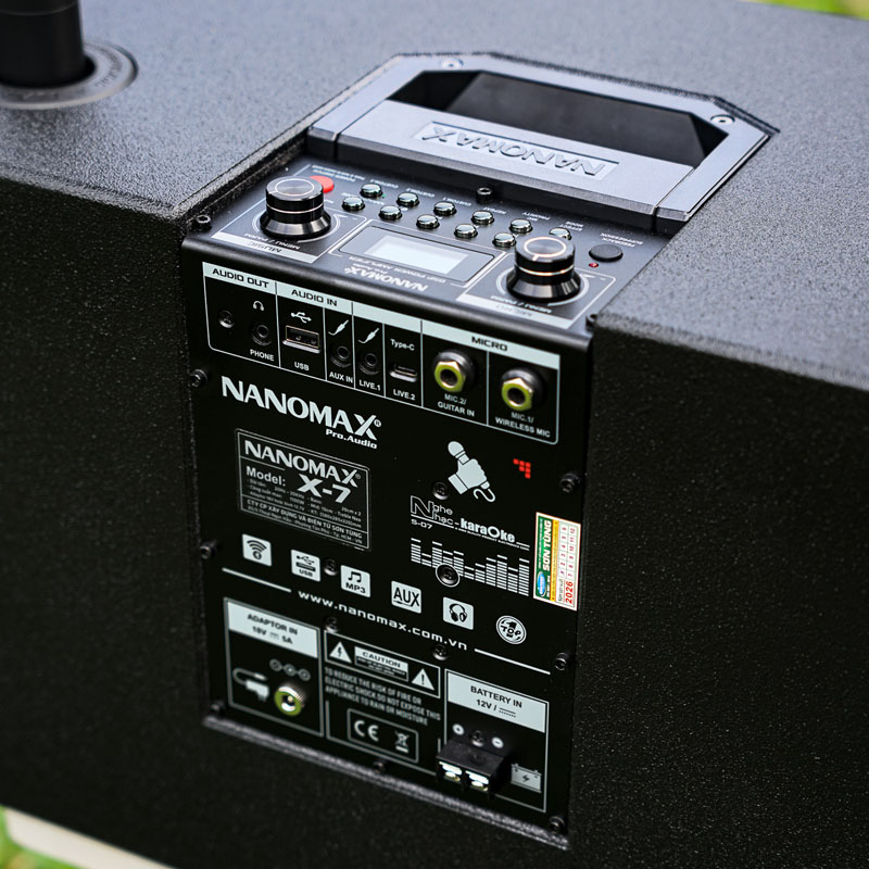 Loa karaoke Nanomax X-7 14