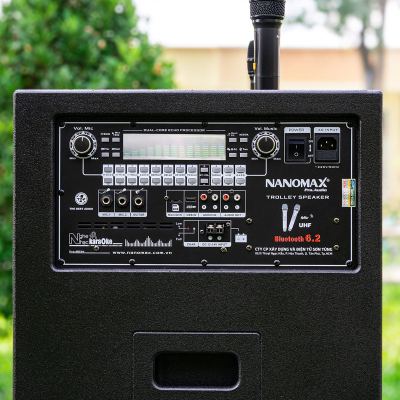 Loa kéo bình và điện nanomax BN-2026 9