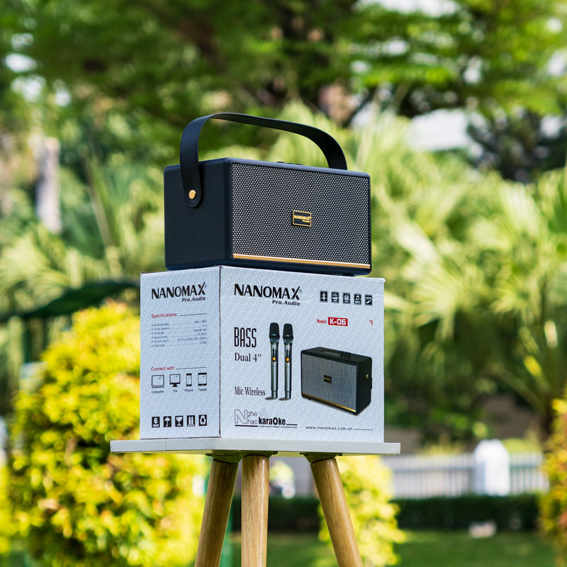 loa karaoke xách tay nanomax k-06 10