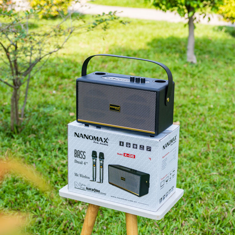 loa karaoke xách tay nanomax k-06 12