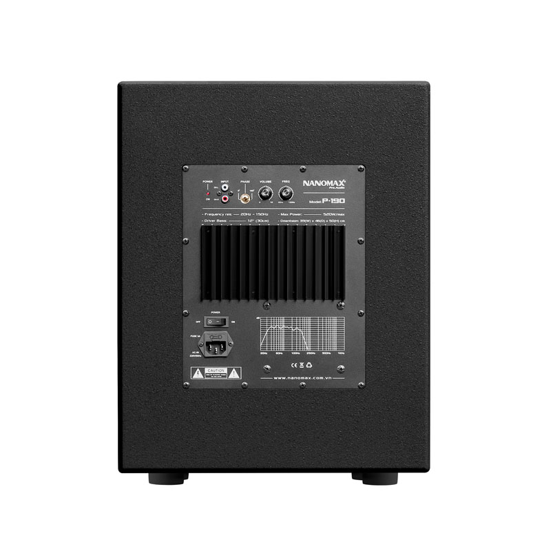 Loa sub điện nanomax p-190 6