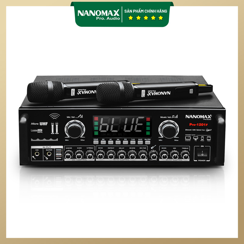 Amply karaoke Nanomax Pro-1201f 1