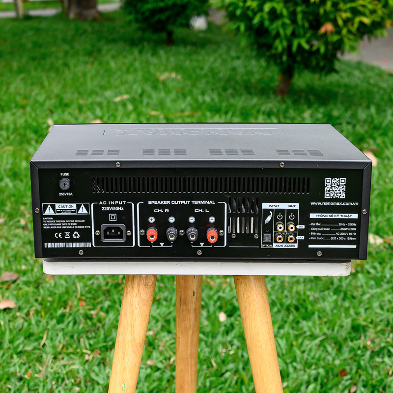 Amply karaoke Nanomax Pro-1201f 13