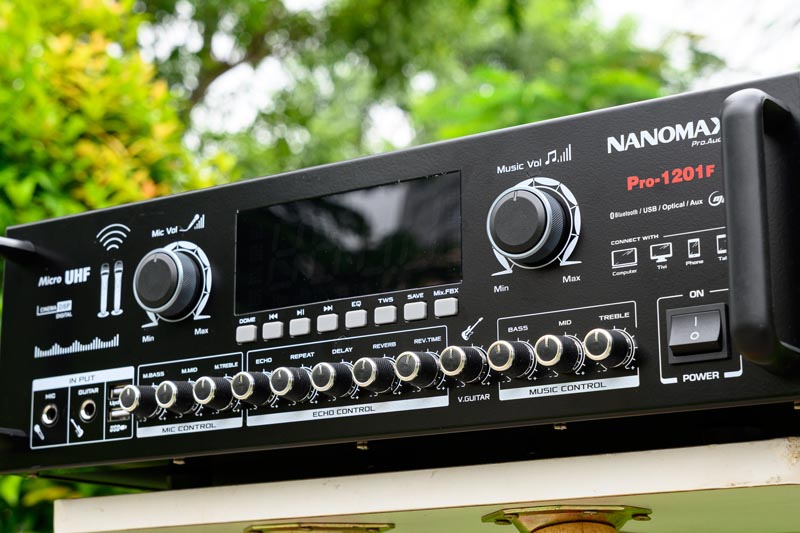 Amply karaoke Nanomax Pro-1201f 7