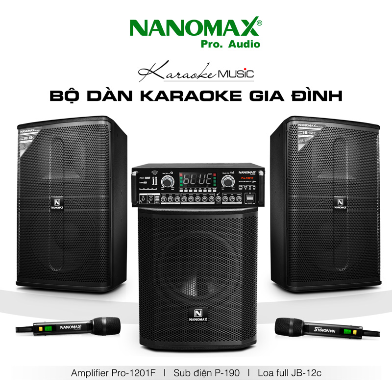 Bộ dàn Karaoke Gia Đình Nanomax 2
