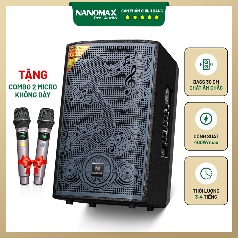 Loa karaoke nanomax q-100 1